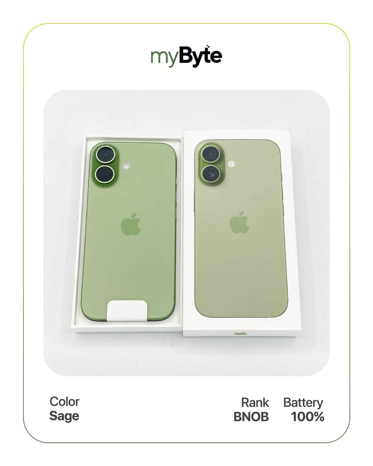 iPhone 17 5G 256GB eSIM (SIM Free) Sage myByte International