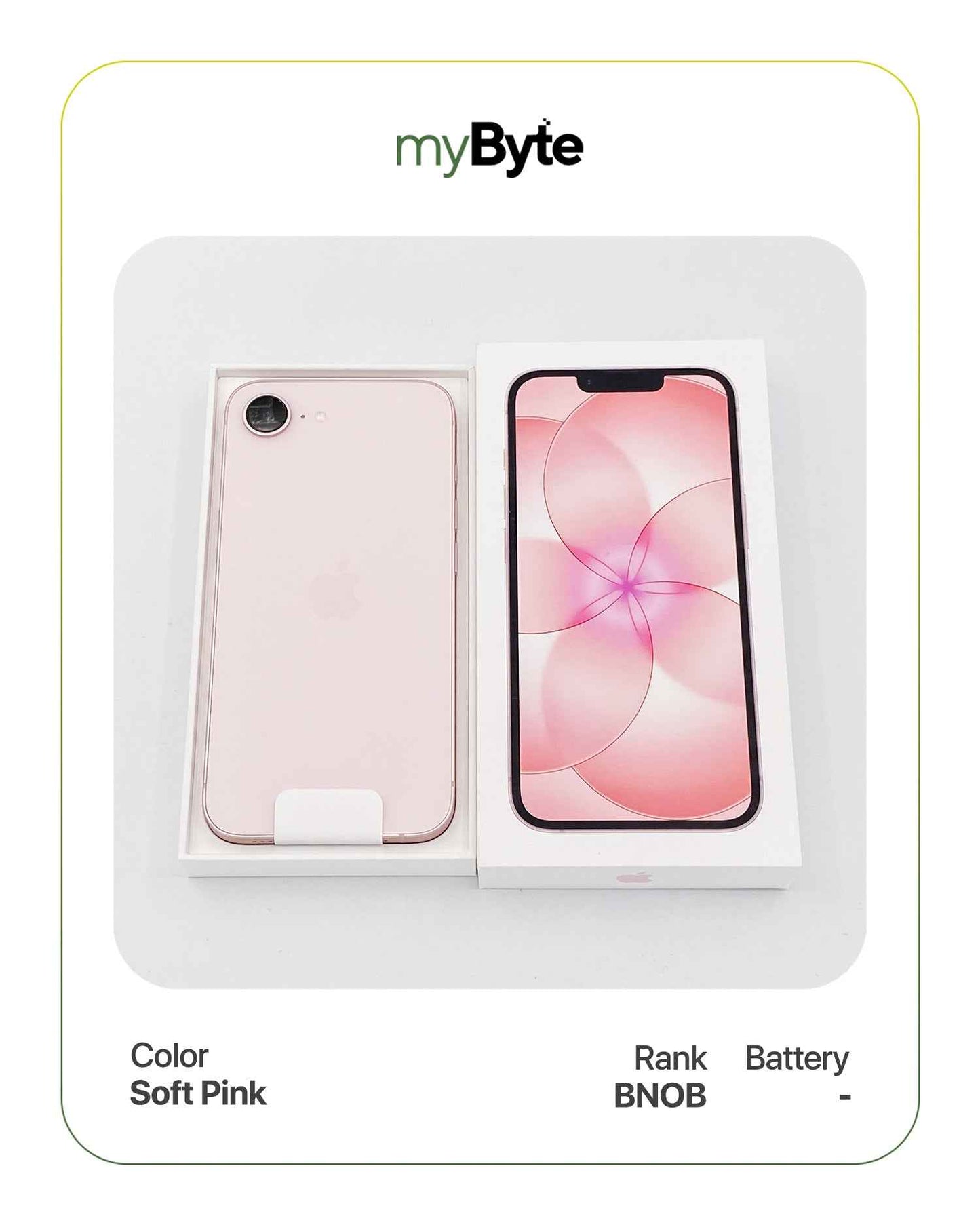 iPhone 17e 5G 256GB eSIM (Sim Free) Soft Pink SoftBank (-) myByte International