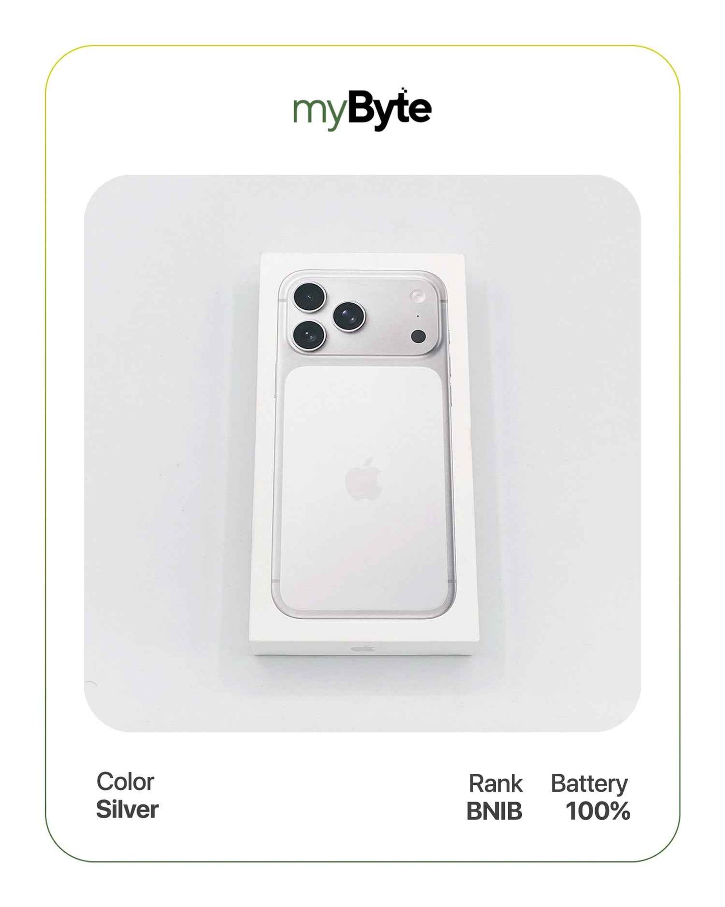 iPhone 17 Pro Max 5G 1TB eSIM (SIM Free) Silver myByte International