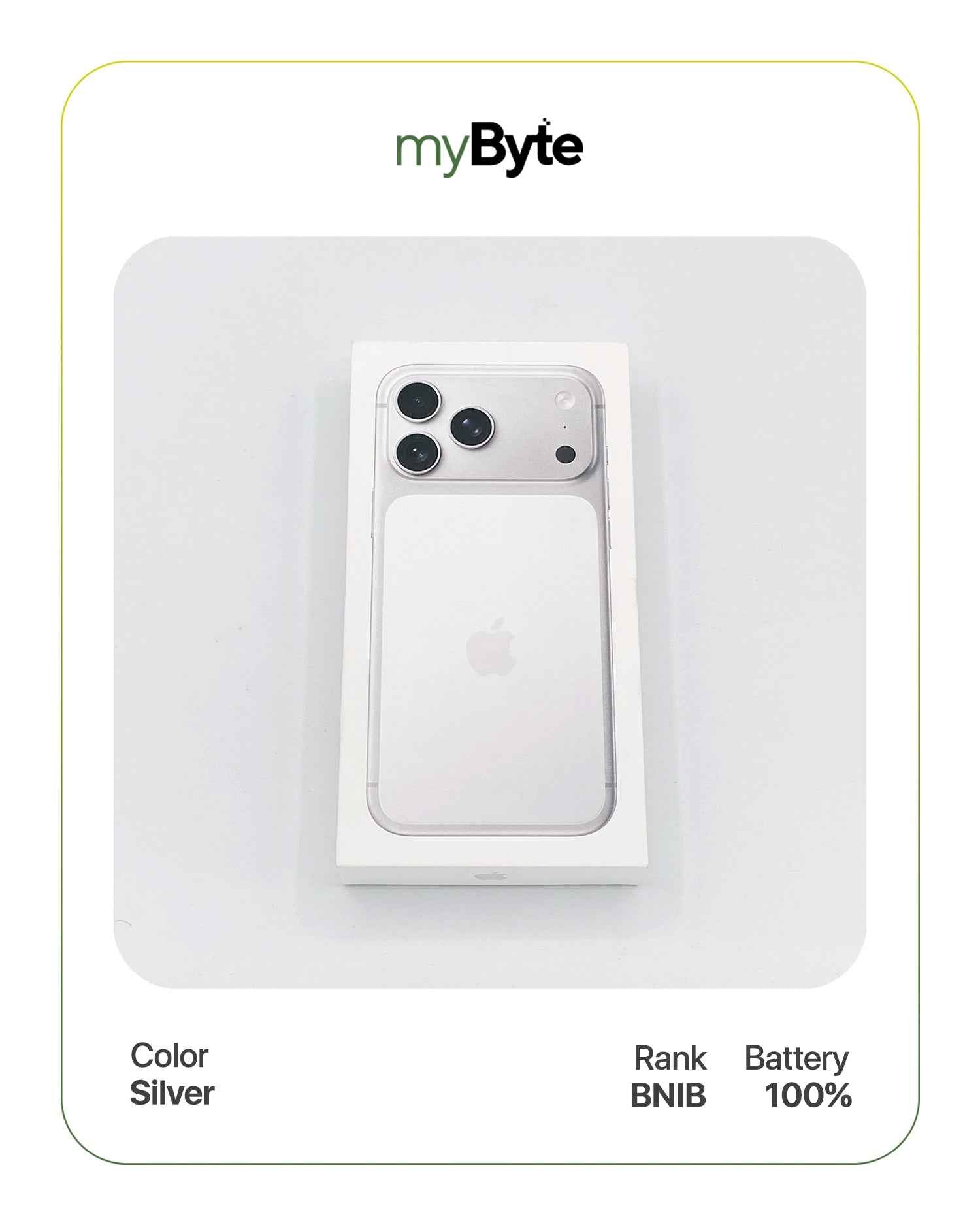 iPhone 17 Pro Max 5G 1TB eSIM (SIM Free) Silver myByte International