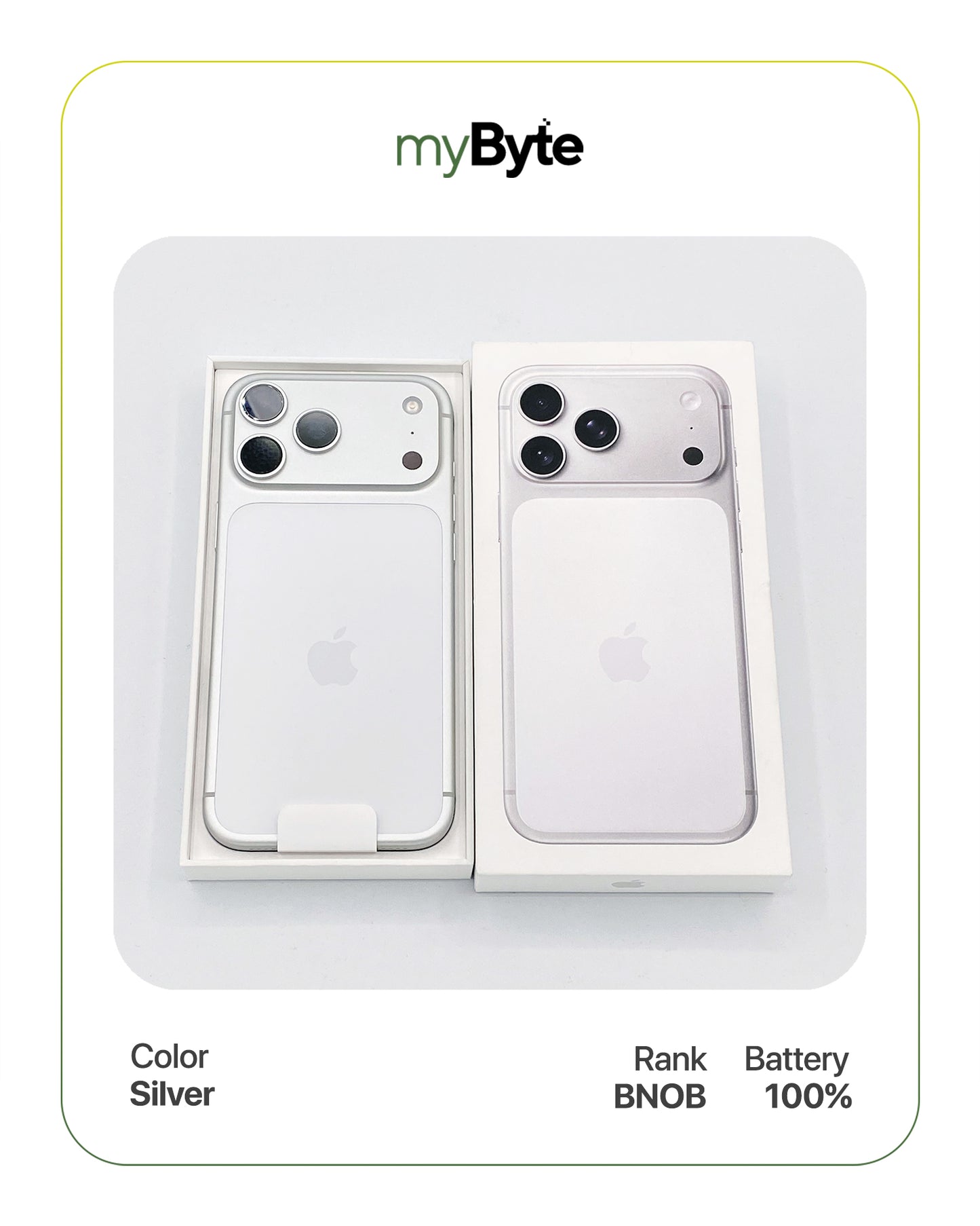 iPhone 17 Pro 5G 1TB eSIM (SIM Free) Silver myByte International