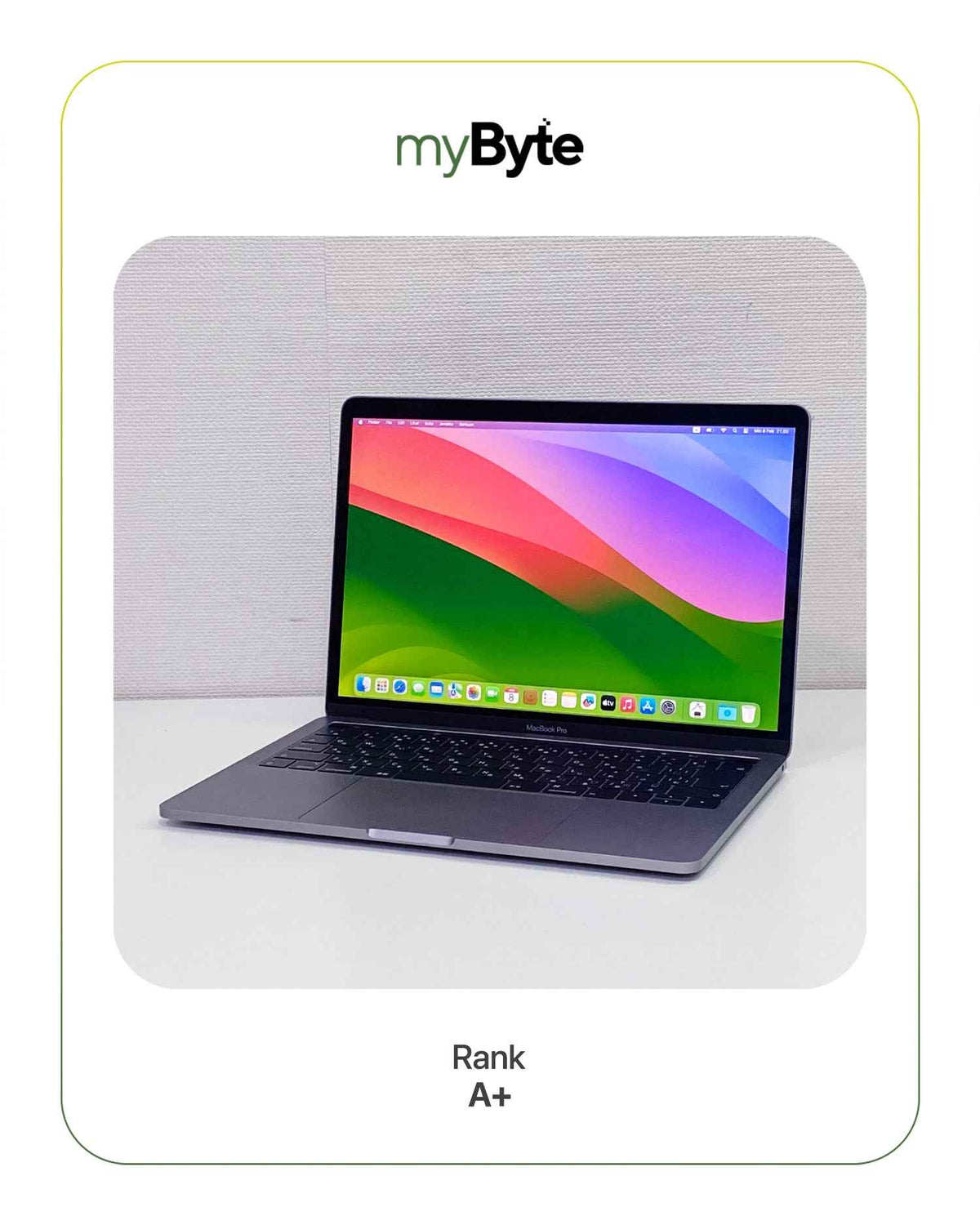 MacBook Pro Retina 13-inch 2019 2T3P Touch Bar Space Gray myByte International
