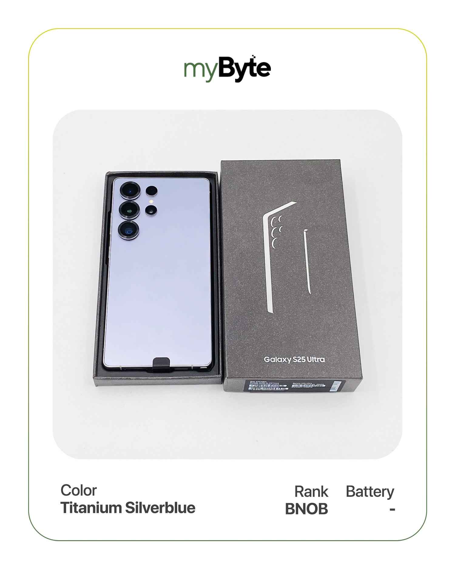 Samsung Galaxy S25 Ultra 5G 256GB (SIM Free) SIM Free myByte International