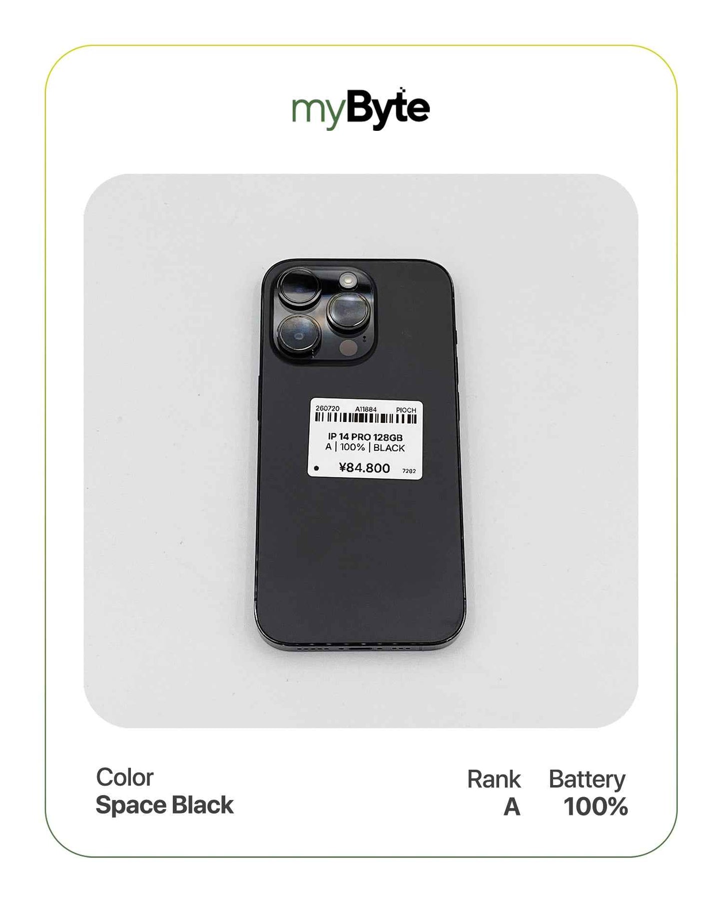iPhone 14 Pro 5G 128GB (SIM Free) myByte International