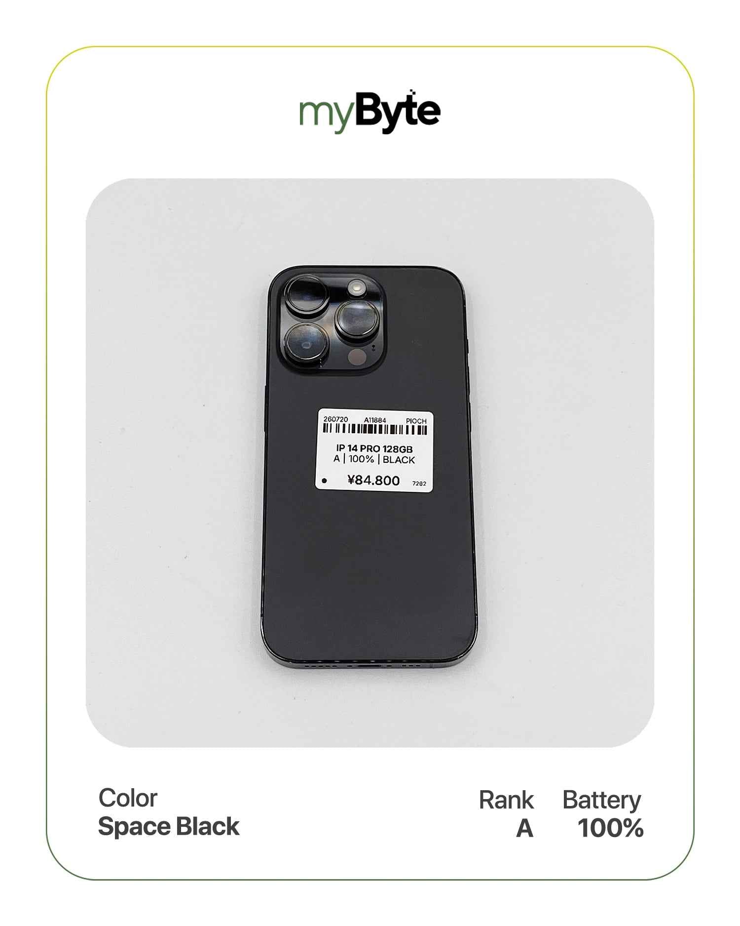iPhone 14 Pro 5G 128GB (SIM Free) myByte International