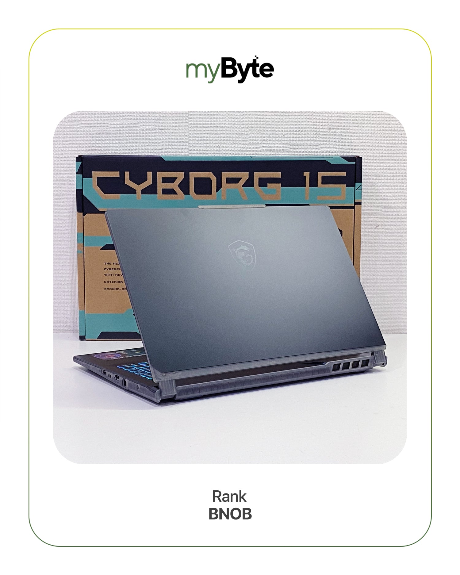 Gaming MSI Cyborg 15 A13UCK myByte International