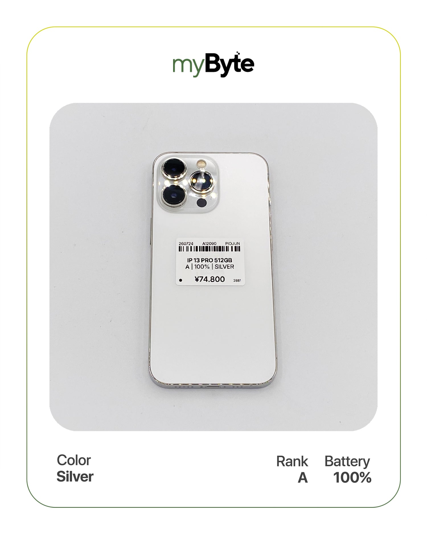 iPhone 13 Pro 5G 512GB (SIM Free) myByte International