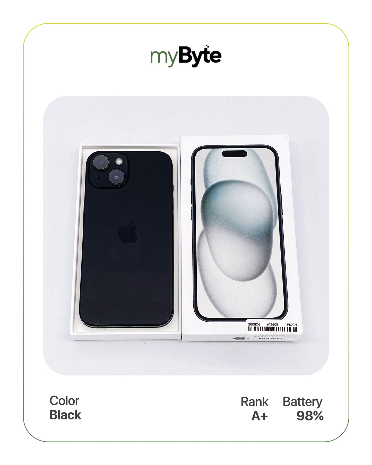 iPhone 15 5G 128GB (SIM Free)