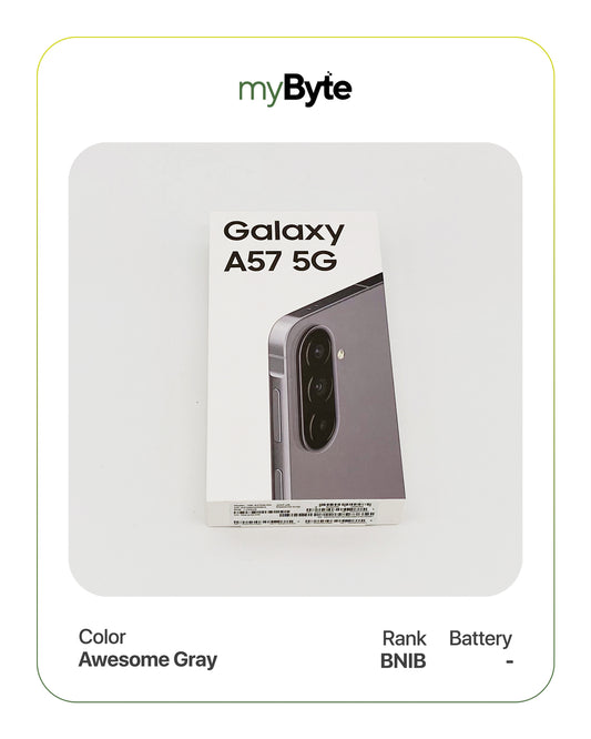 Samsung Galaxy A57 5G 256GB Silent Camera (Dual SIM) Awesome Gray SIM Free 8GB myByte International