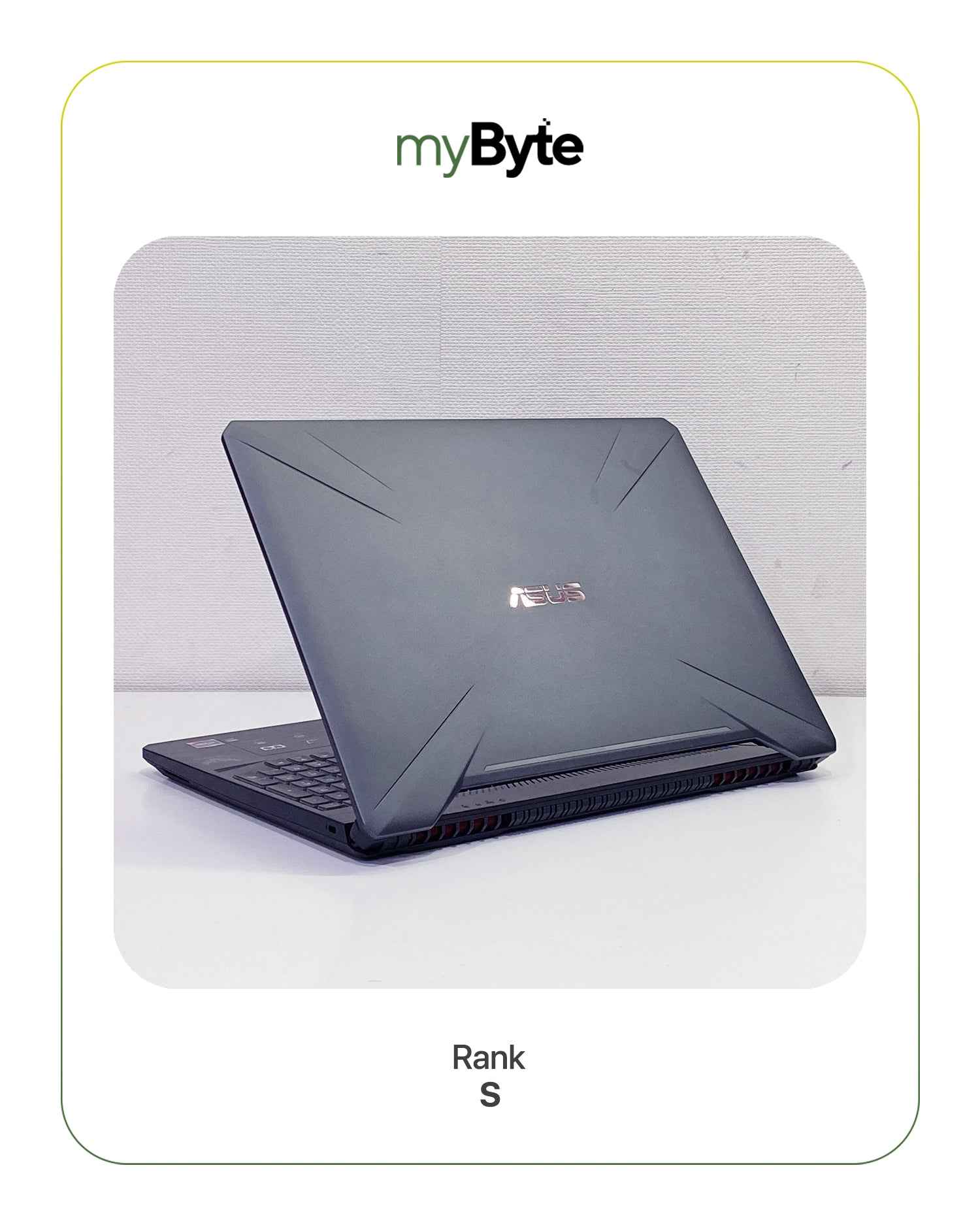 ASUS TUF Gaming F15 FX505DT myByte International