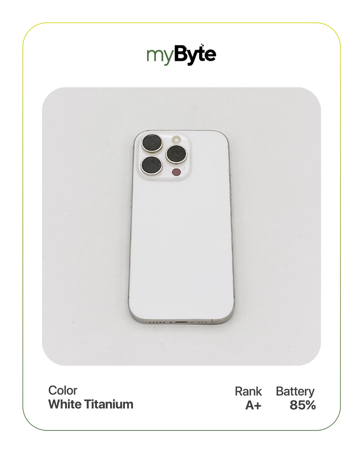 iPhone 15 Pro Max 5G 256GB Silent Camera (Dual SIM) myByte International