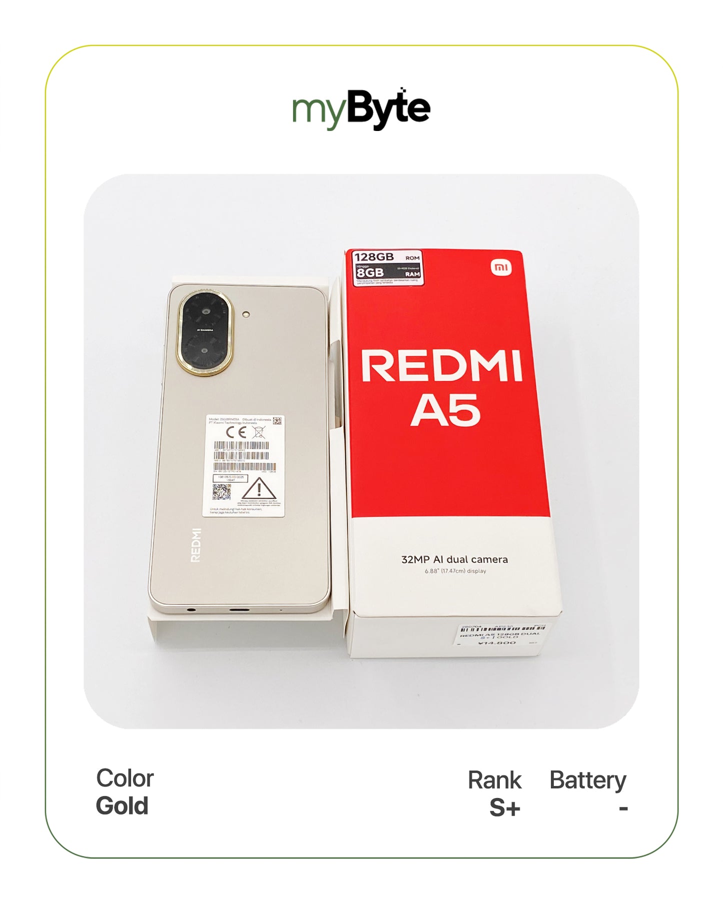 Redmi A5 128GB Silent Camera (Dual SIM)