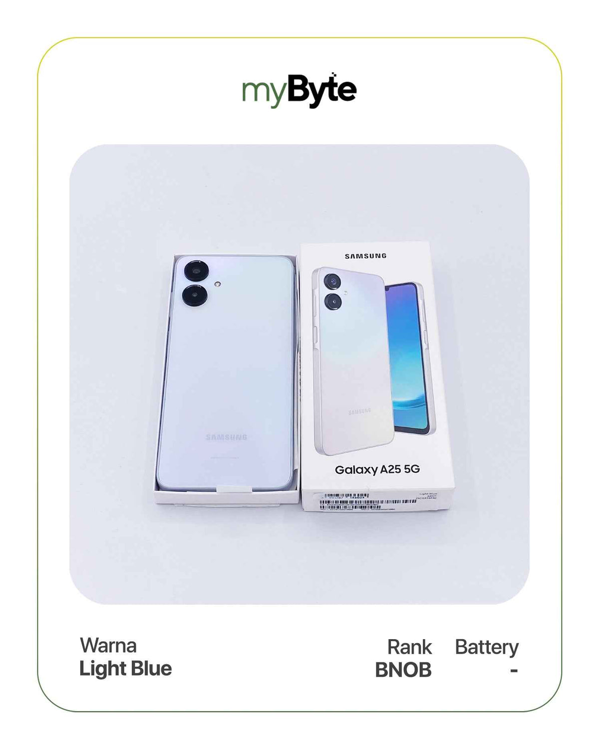 Samsung Galaxy A25 5G 64GB (SIM Free) Light Blue myByte International