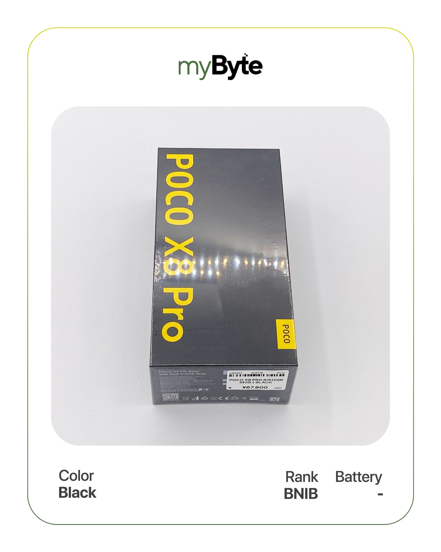 POCO X8 Pro 512GB (SIM Free) myByte International