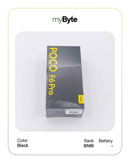 Xiaomi POCO F6 Pro 5G 512GB (SIM Free) Black SIM Free myByte International