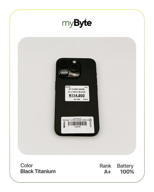 iPhone 15 Pro 5G 256GB (SIM Free) myByte International