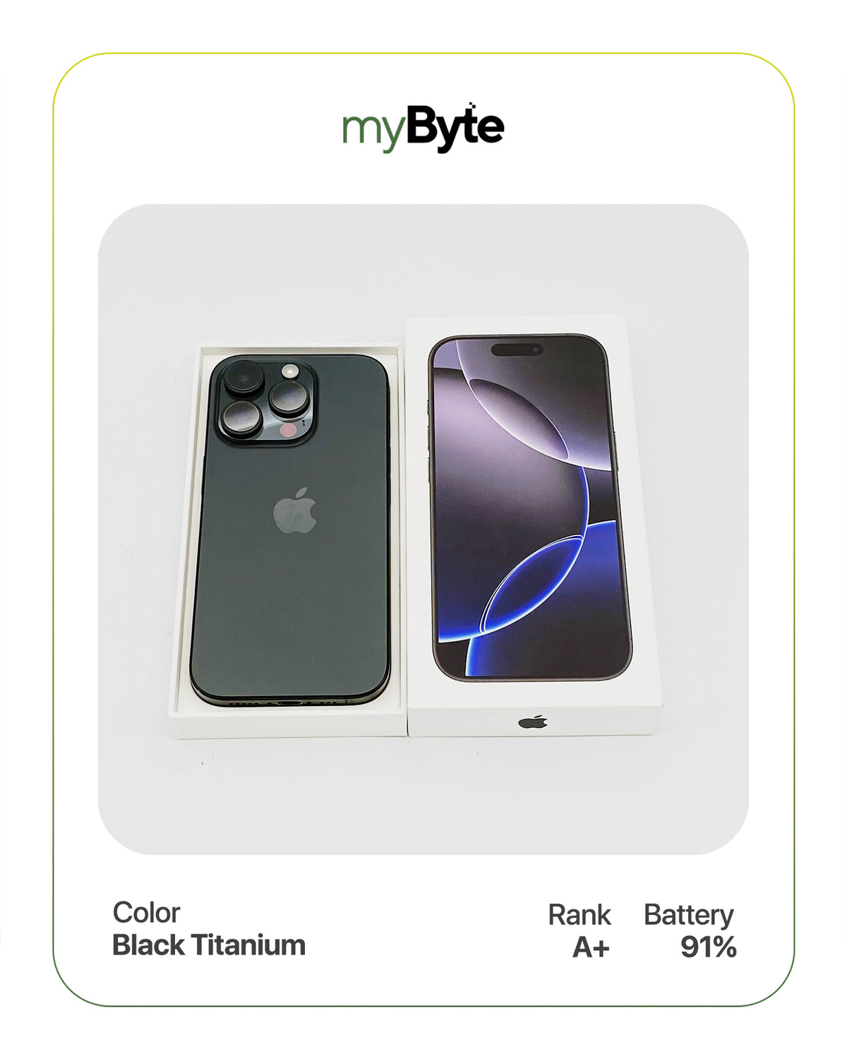 iPhone 16 Pro 5G 512GB (SIM Free) myByte International