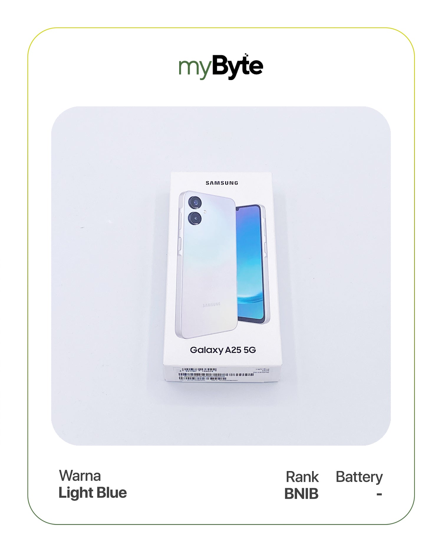 Samsung Galaxy A25 5G 64GB (SIM Free) Light Blue SIM Free myByte International