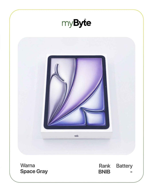 iPad Air M3 13-inch 2025 128GB (Wi-Fi) Space Gray myByte International