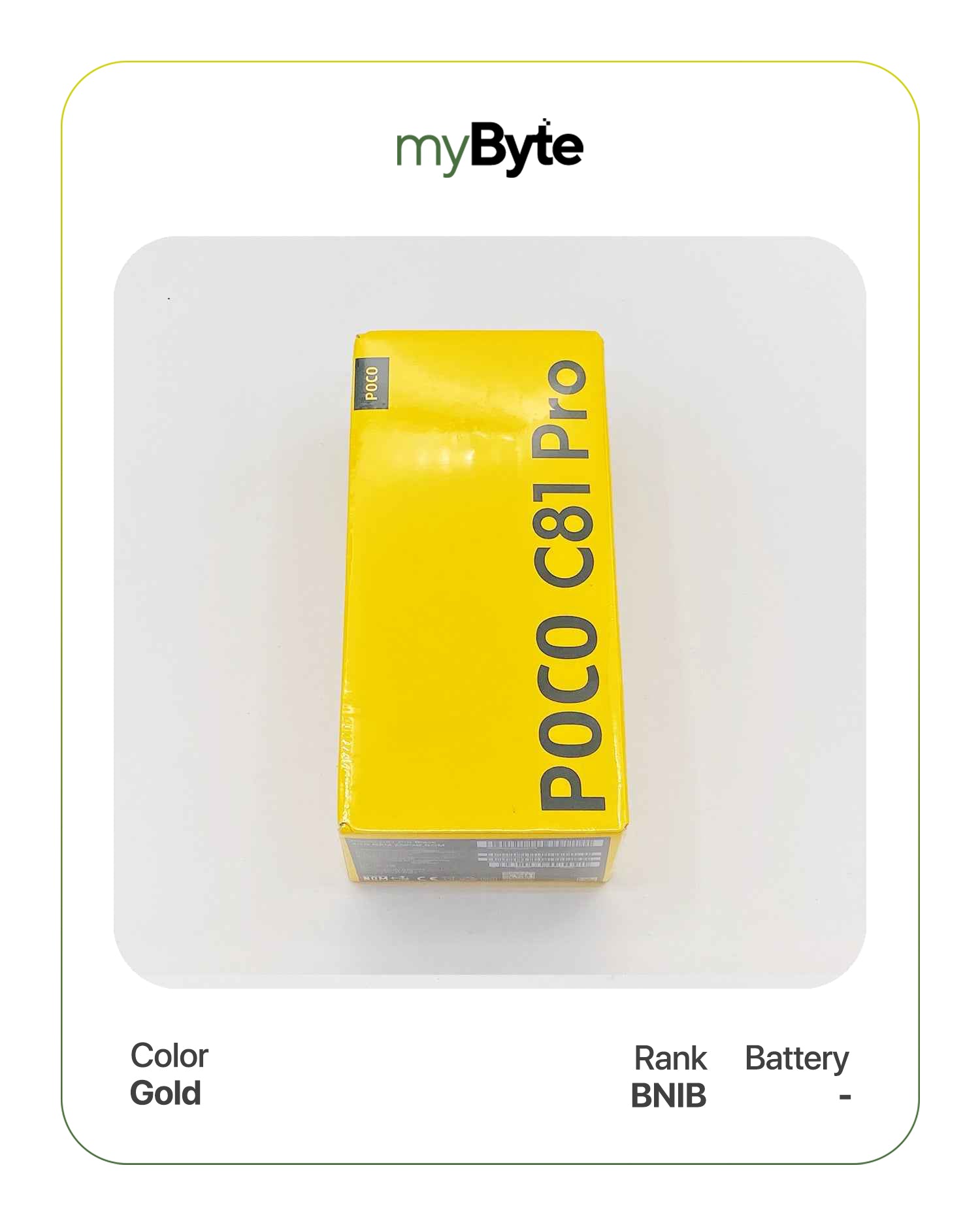 Xiaomi POCO C81 Pro 128GB myByte International