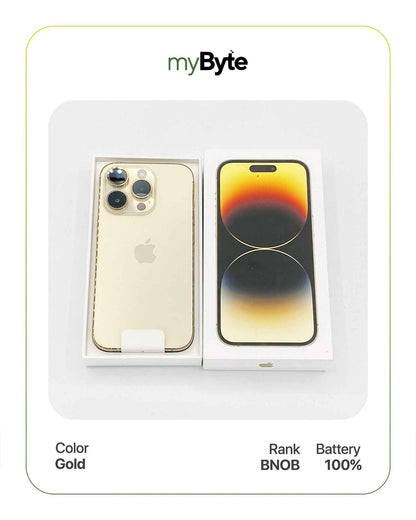 iPhone 14 Pro 5G 128GB (SIM Free) Gold SIM Free myByte International