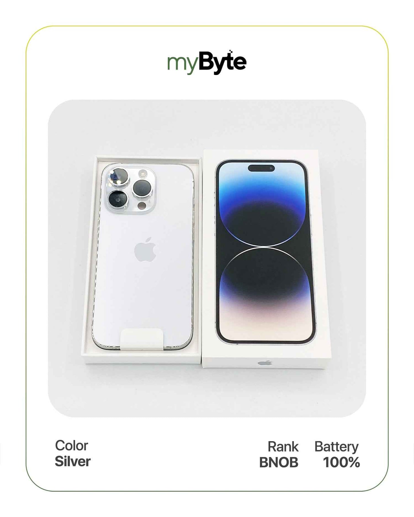 iPhone 14 Pro Max 5G 1TB (SIM Free) Silver SIM Free myByte International