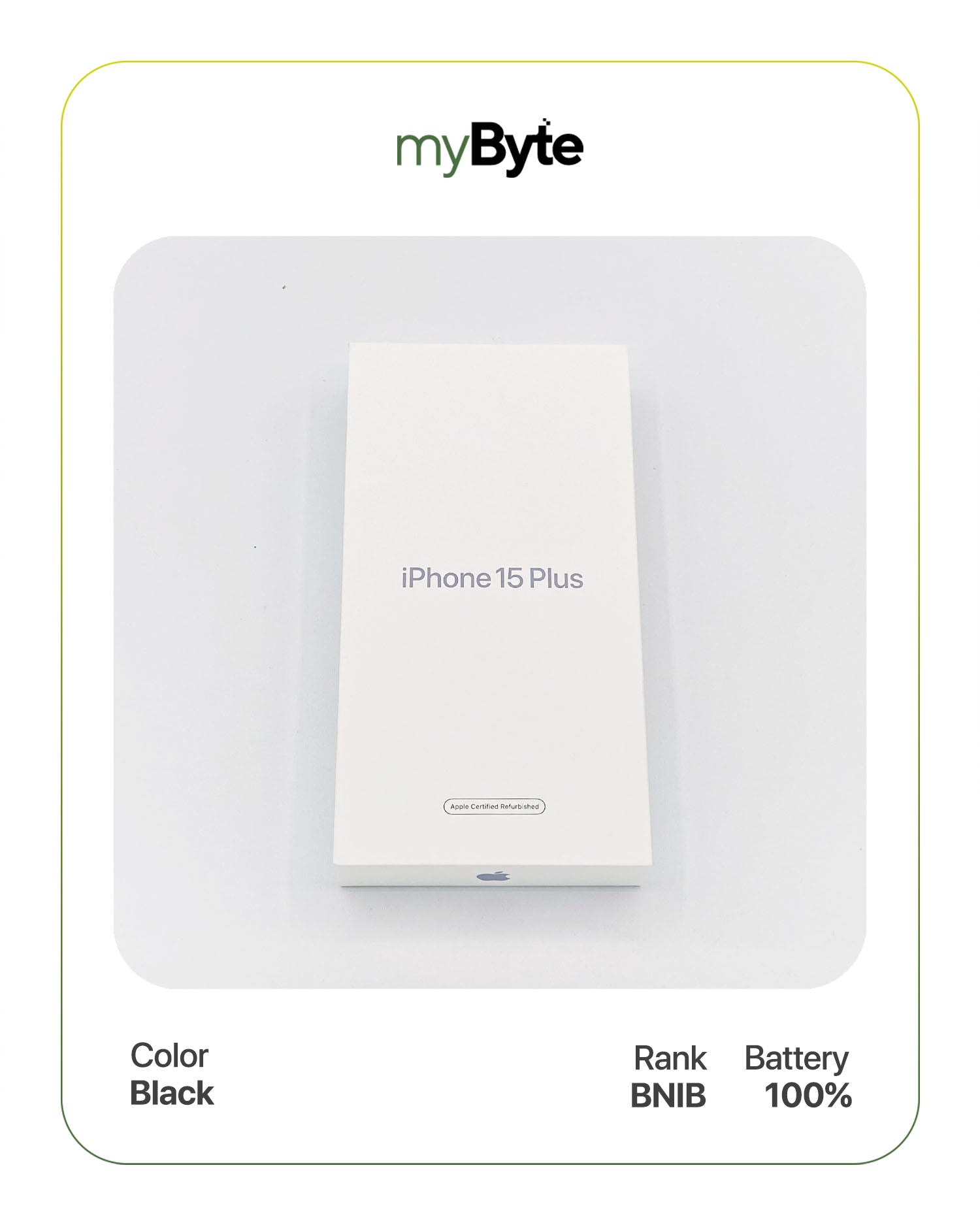 iPhone 15 Plus 5G 256GB (Sim Free) Black SIM Free myByte International