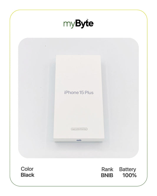 iPhone 15 Plus 5G 256GB (Sim Free) Black SIM Free myByte International