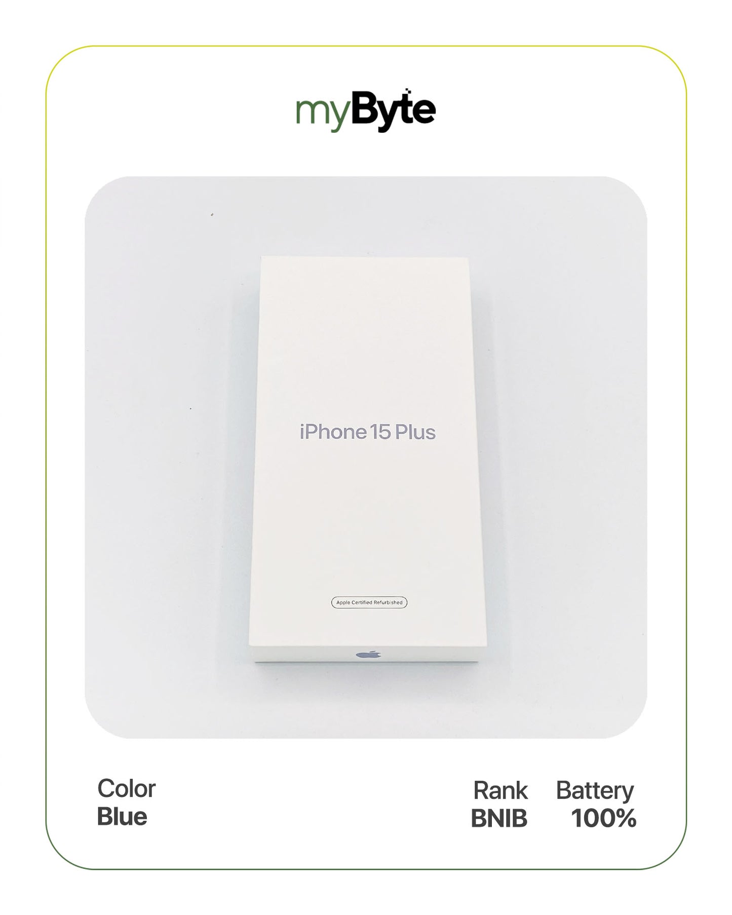 iPhone 15 Plus 5G 256GB (Sim Free) Blue SIM Free myByte International