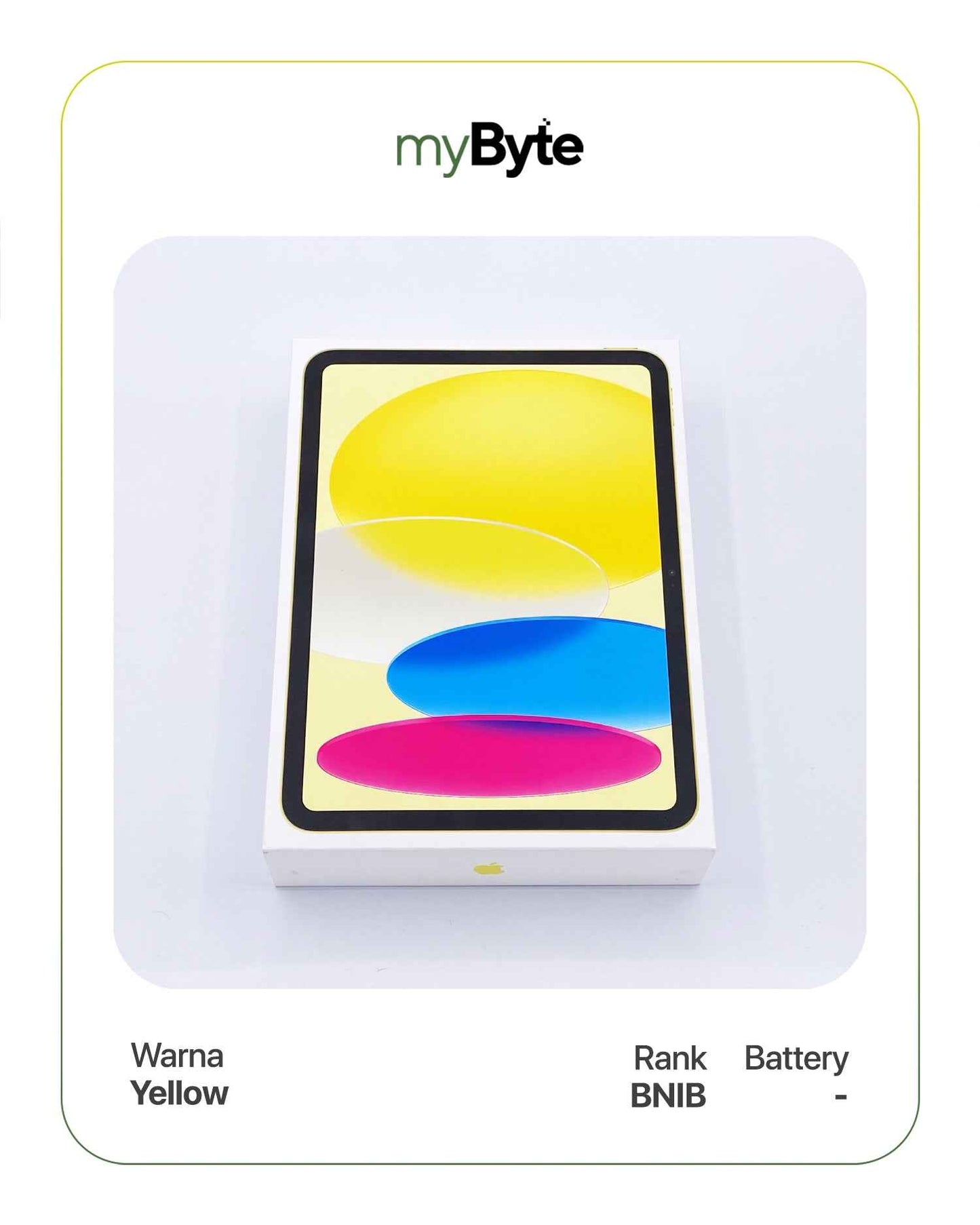 iPad A16 2025 128GB (Wi-Fi) Yellow myByte International