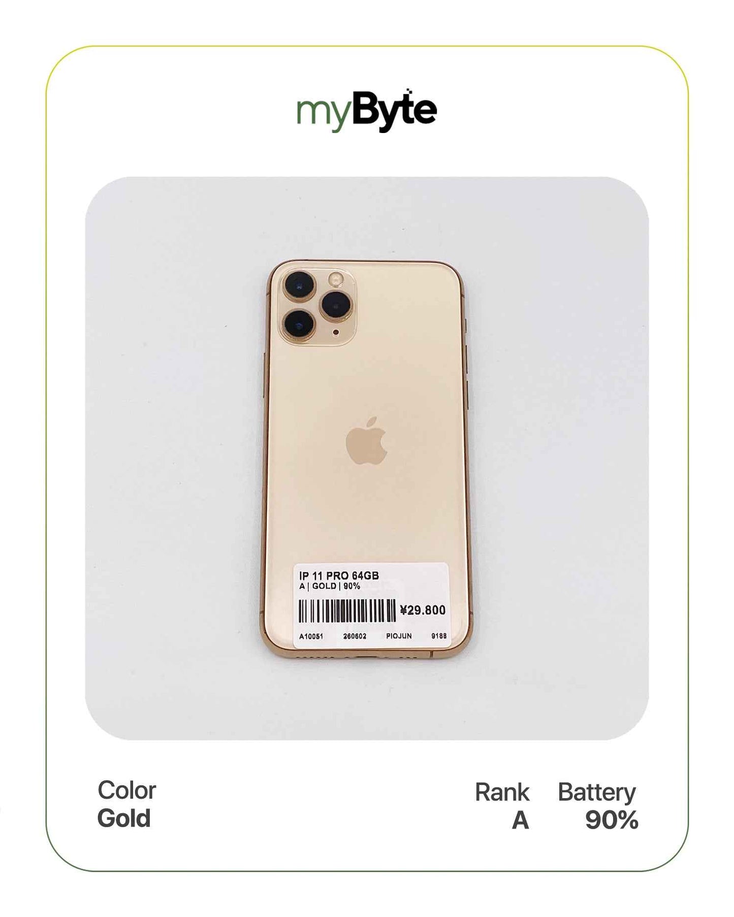 iPhone 11 Pro 64GB (SIM Free) myByte International
