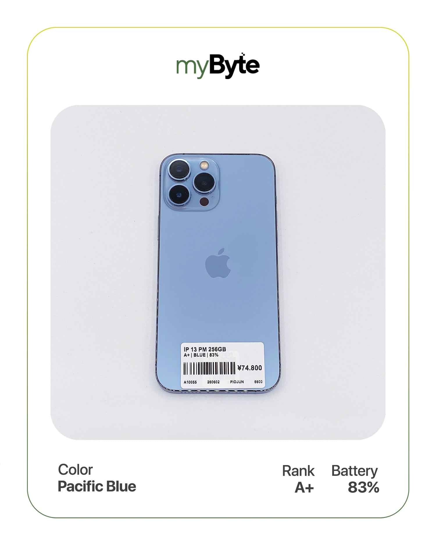 iPhone 13 Pro Max 5G 256GB (SIM Free) myByte International