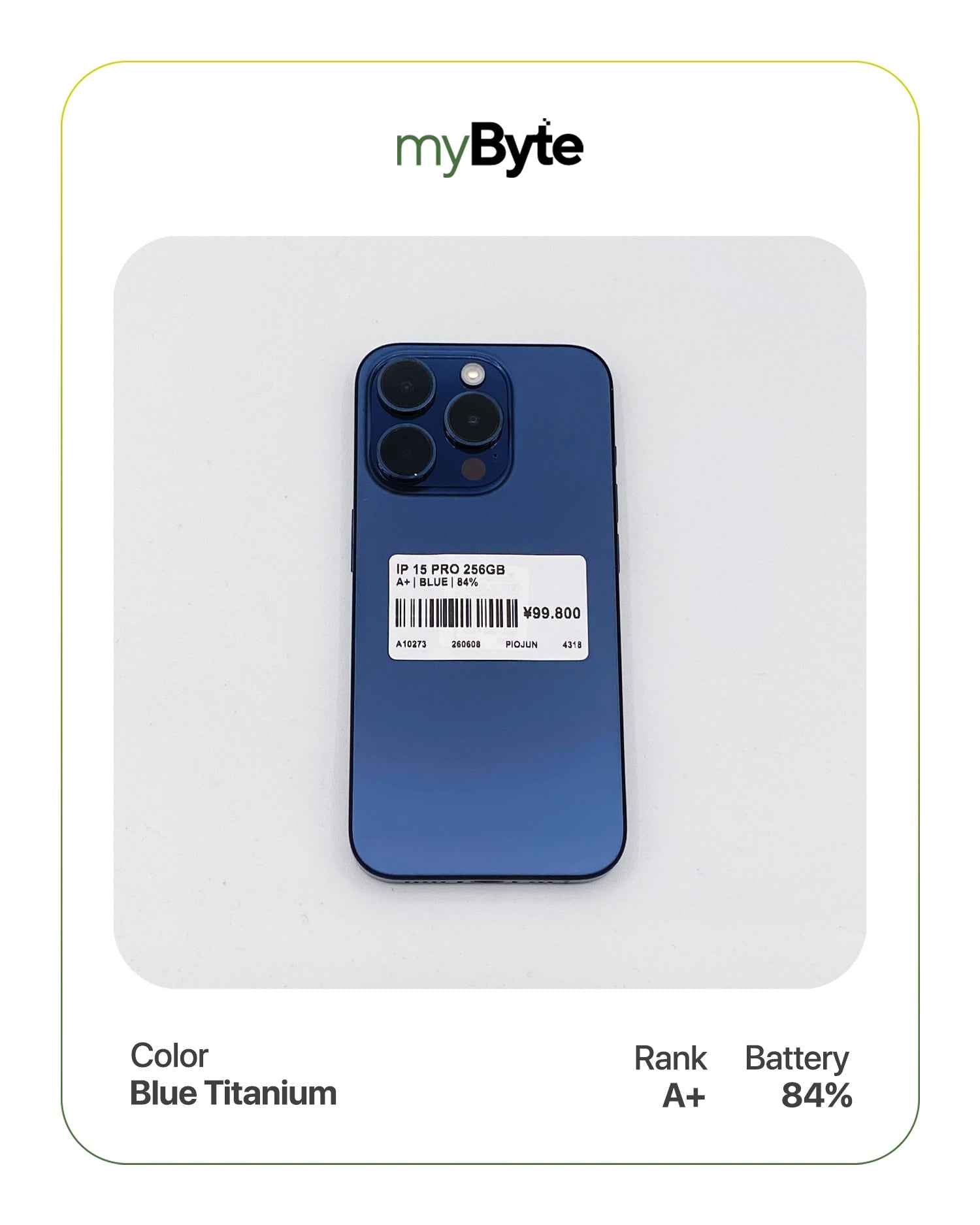 iPhone 15 Pro 5G 256GB (SIM Free)