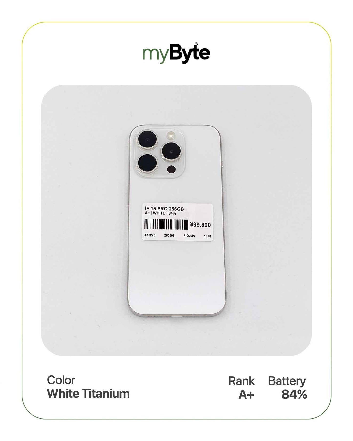 iPhone 15 Pro 5G 256GB (SIM Free)