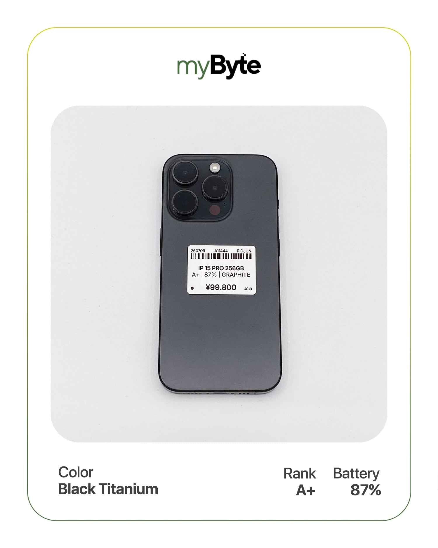 iPhone 15 Pro 5G 256GB (SIM Free)