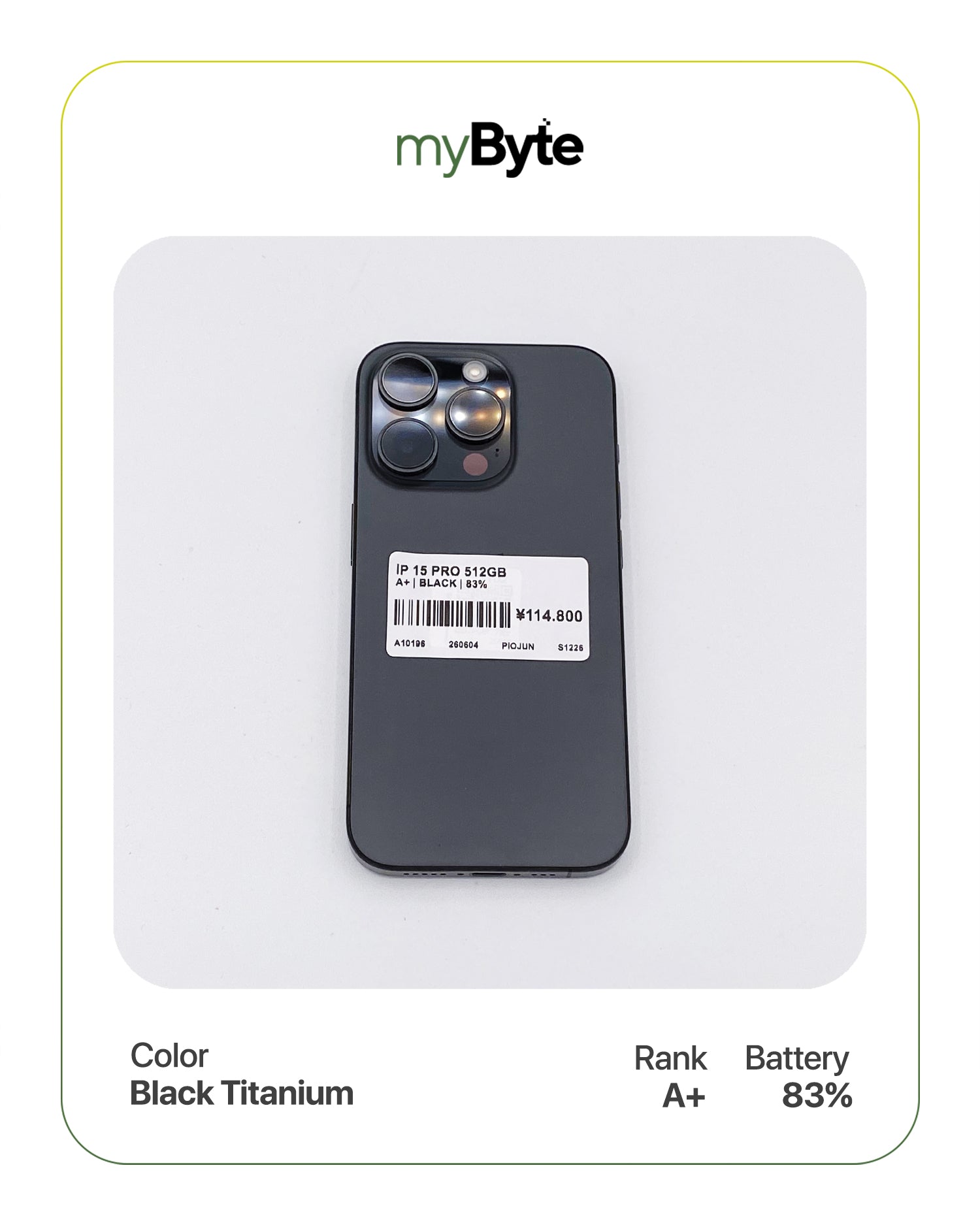iPhone 15 Pro 5G 512GB (SIM Free)