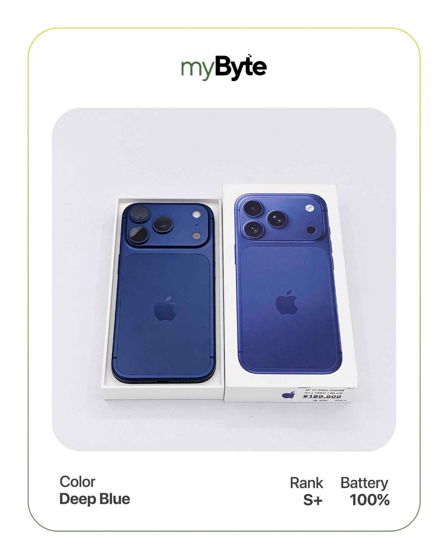 iPhone 17 Pro 5G 256GB eSIM (SIM Free) myByte International