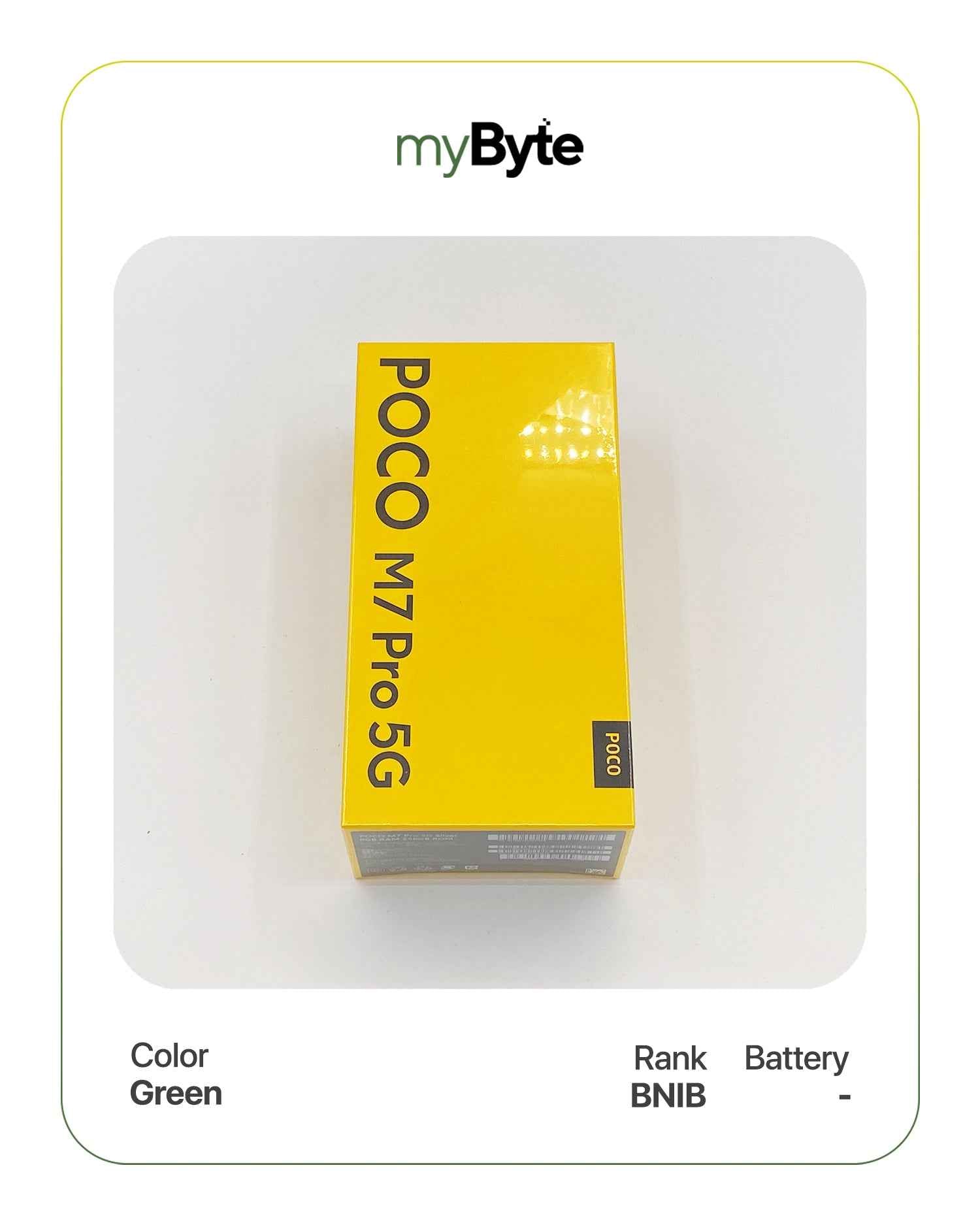 POCO M7 Pro 5G 256GB (SIM Free) Green SIM Free myByte International