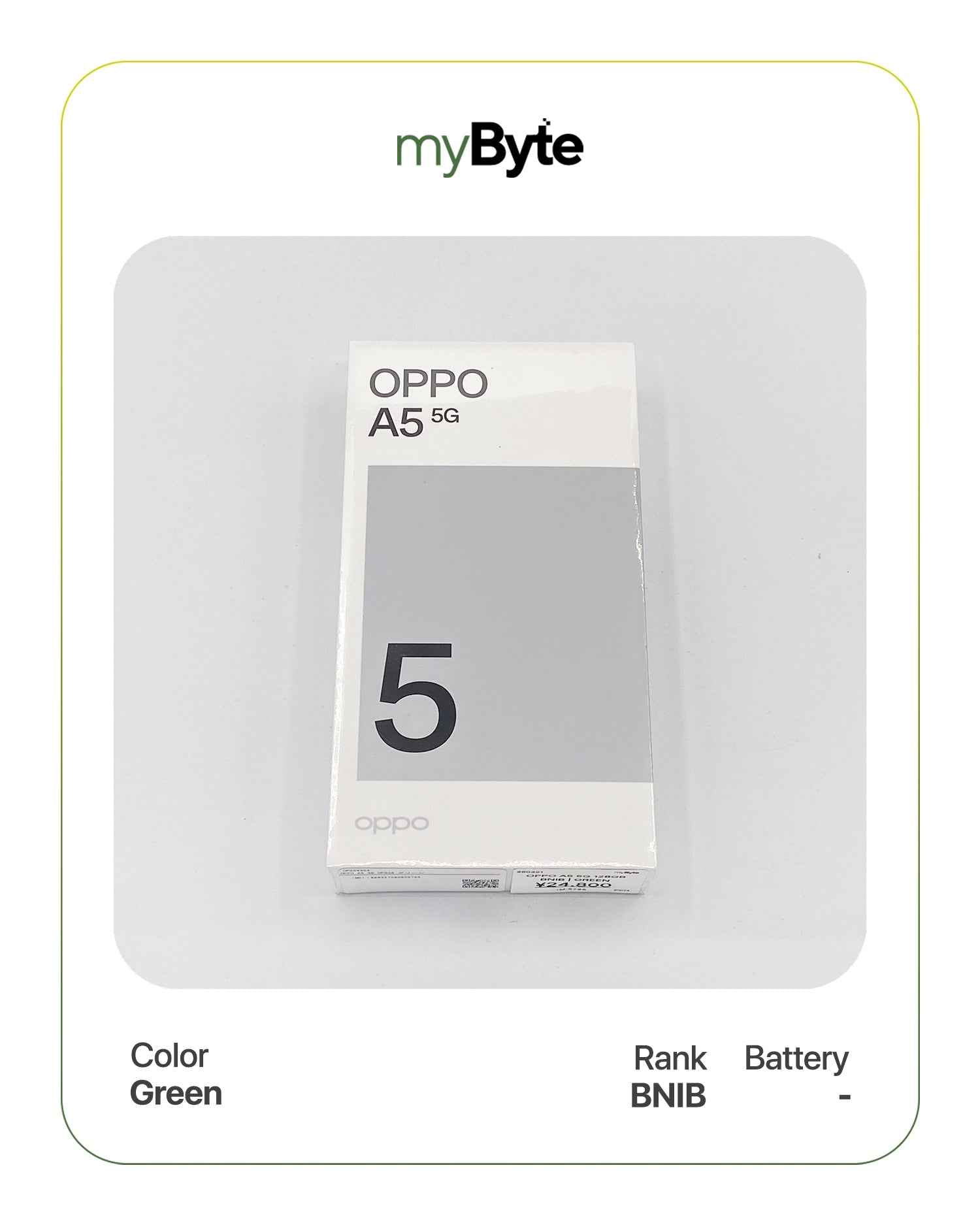 OPPO A5 5G 128GB (Sim Free) myByte International