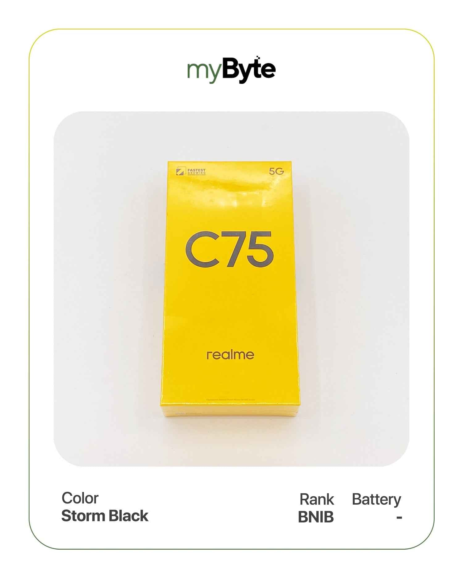 Realme C75 5G 256GB Silent Camera (Dual SIM)