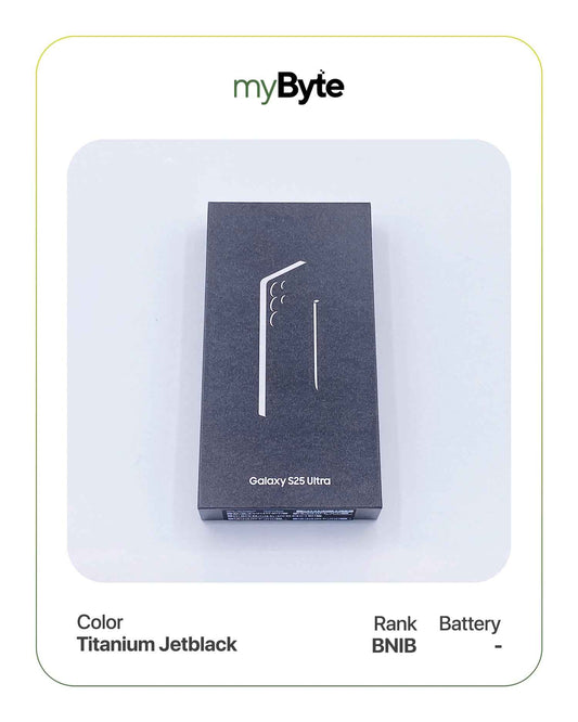 Samsung Galaxy S25 Ultra 5G 512GB Silent Camera (Dual SIM) Titanium Jetblack SIM Free myByte International