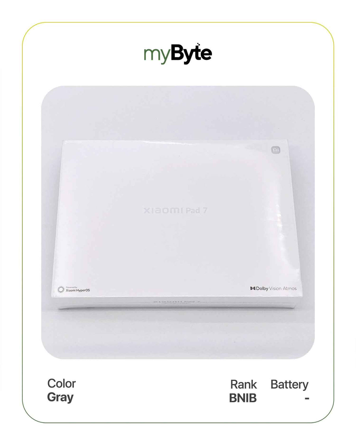 Xiaomi Pad 7 256GB (Wi-Fi) Gray myByte International